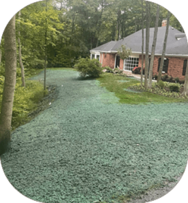 Hydroseeding service image from Stonework's Landscaping