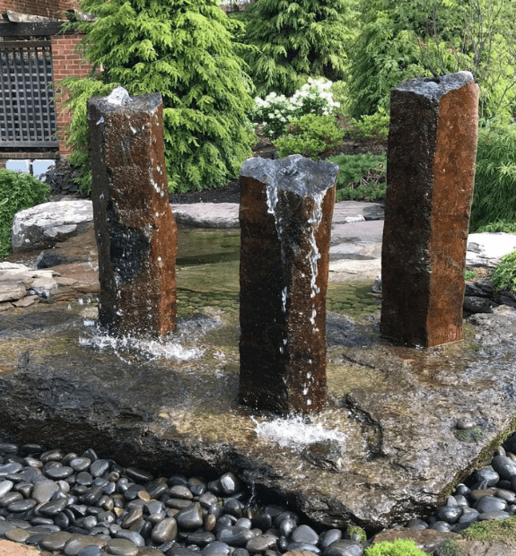 Water feature installation service image from Stonework's Landscaping